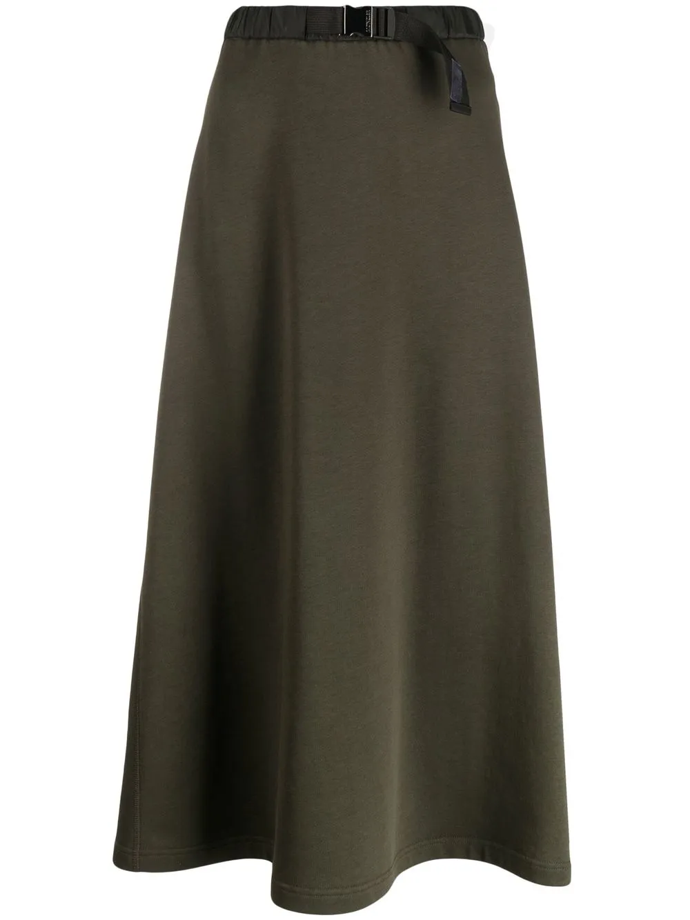 Moncler Belted Jersey Midi Skirt - Farfetch