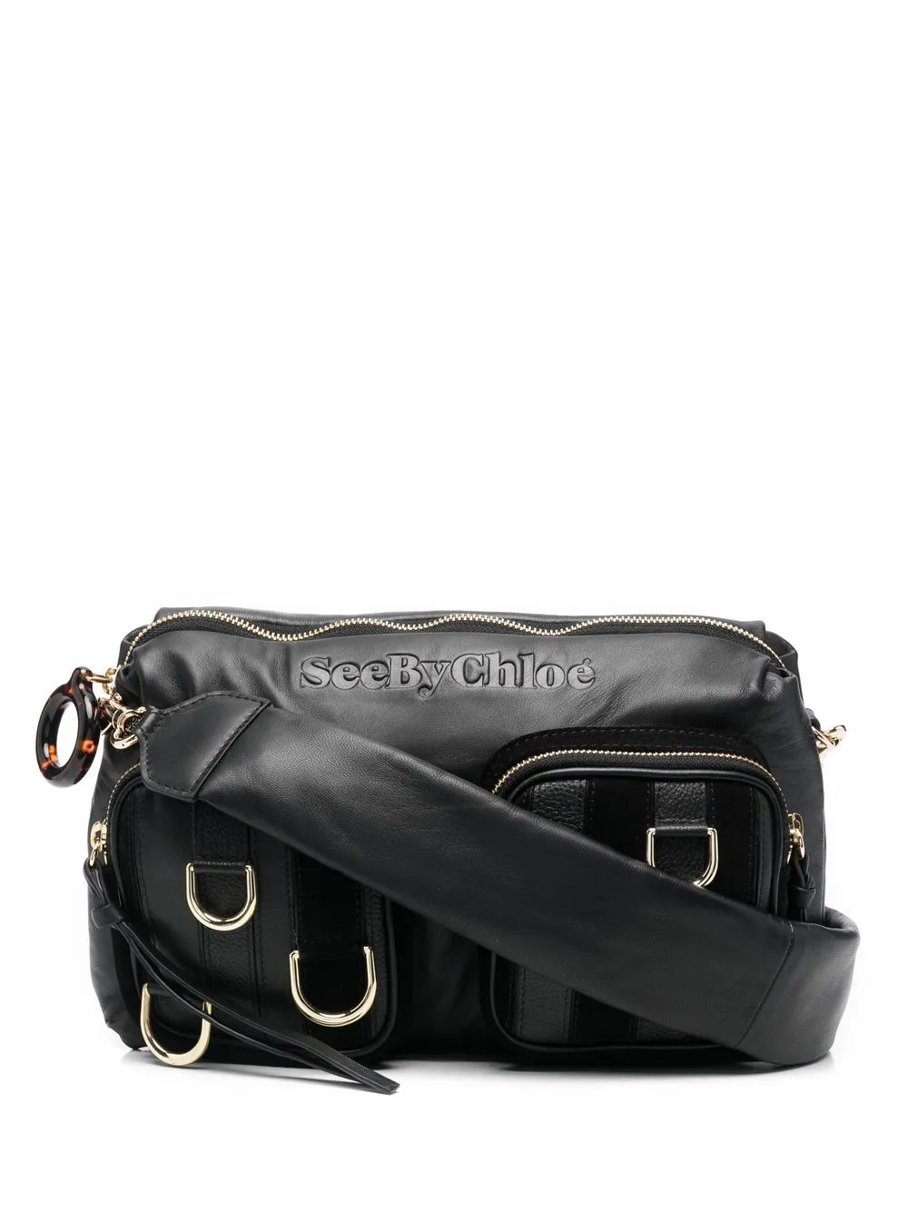 

See by Chloé pocket detail shoulder bag - Black