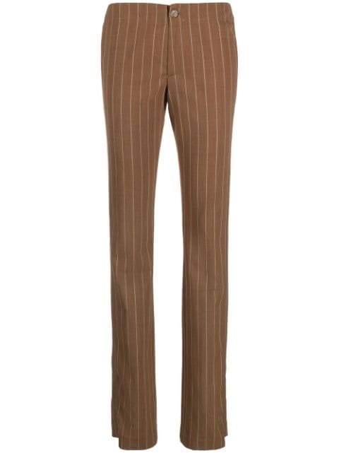 Filippa K pinstripe-pattern slim-fit trousers