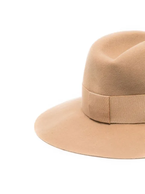 Maison Michel Henrietta felt Fedora hat 1002081006 - 1