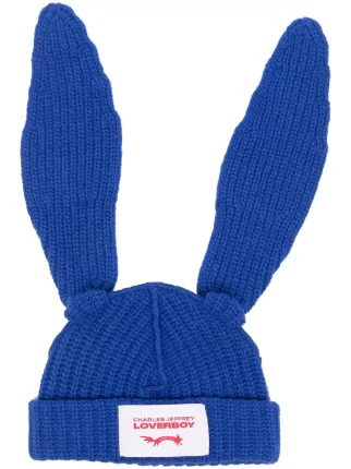 Charles Jeffrey Loverboy Chunky Rabbit ribbed-knit Beanie - Farfetch