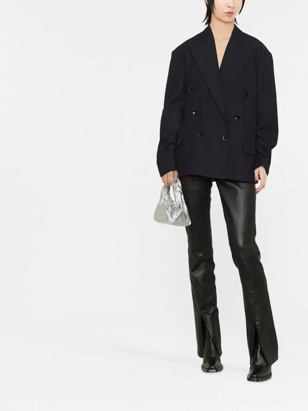 ISABEL MARANT Jack met dubbele rij knopen - Blauw