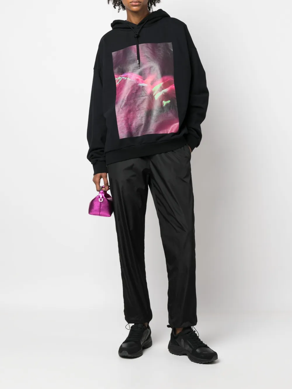 A BETTER MISTAKE Hoodie met grafische print - Zwart