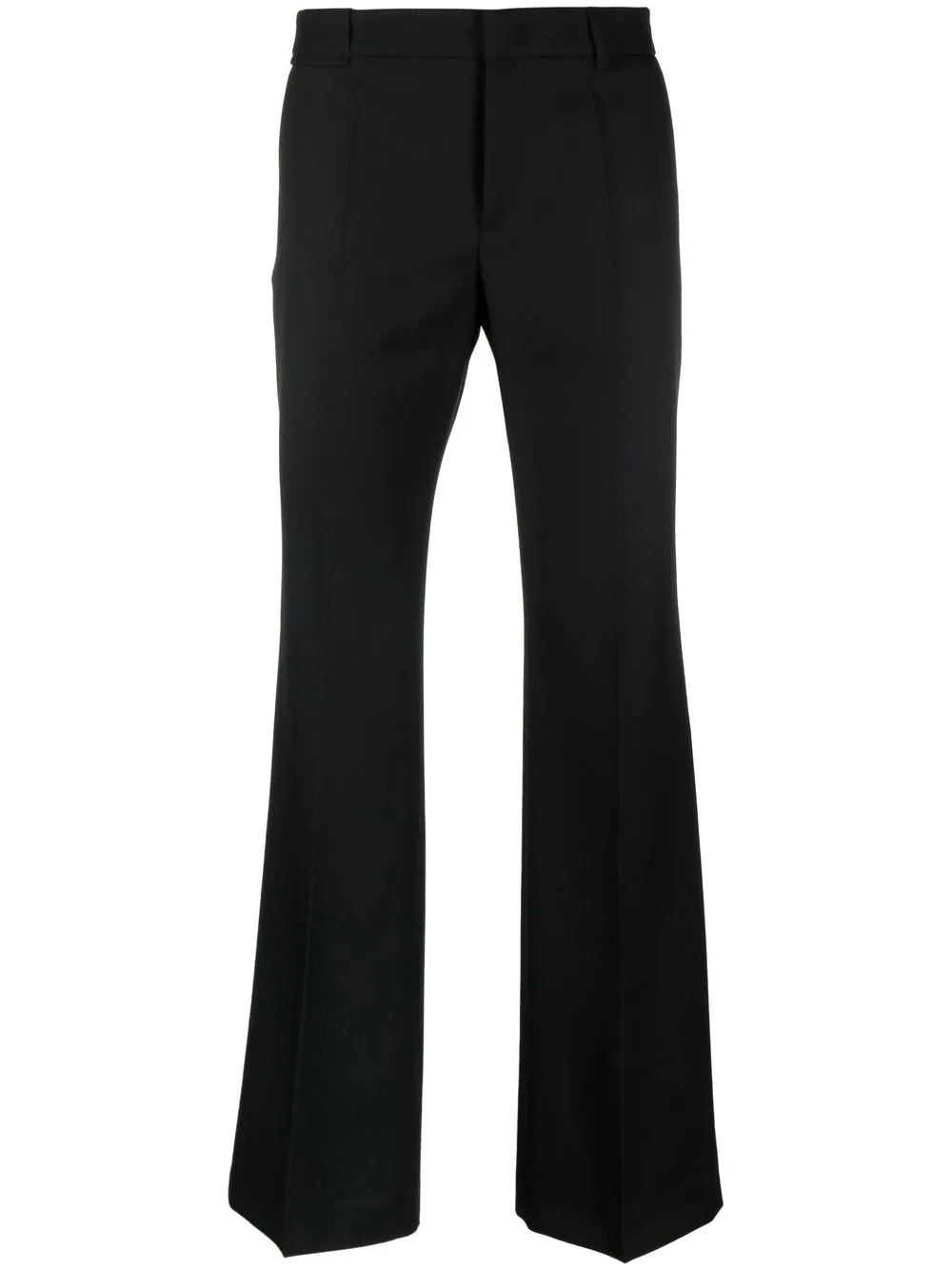 A BETTER MISTAKE crease-effect tailored trousers - Black
