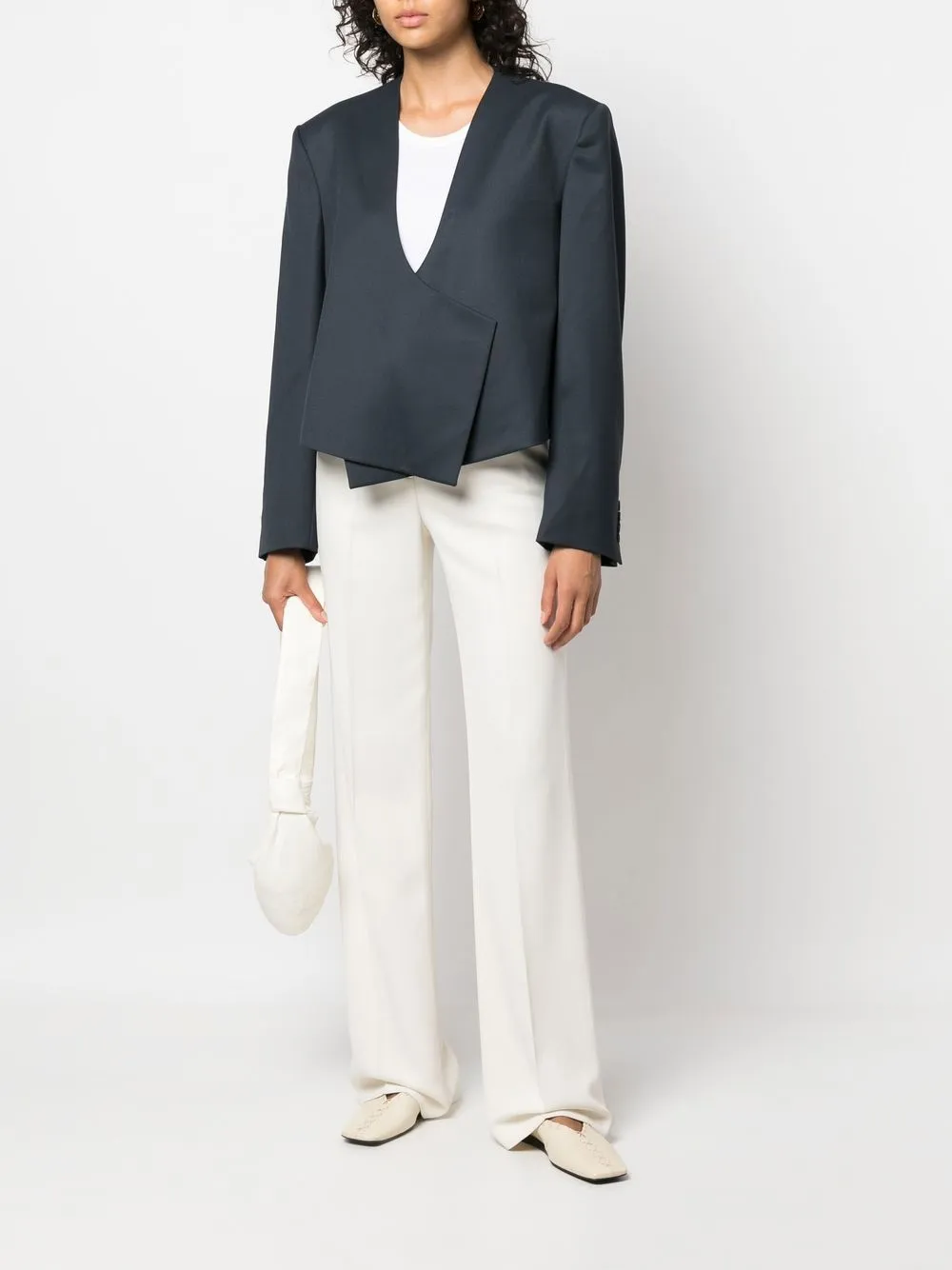 Low Classic asymmetric wool-blend jacket | Fitted Jackets | Image 2