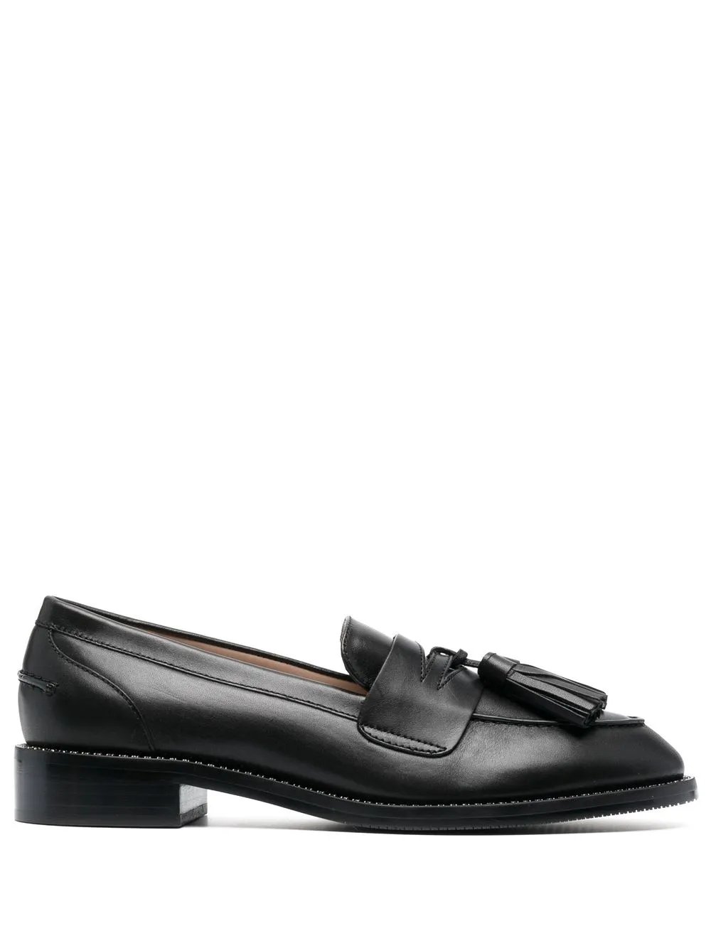 

Stuart Weitzman mocasines con detalle de borlas - Negro