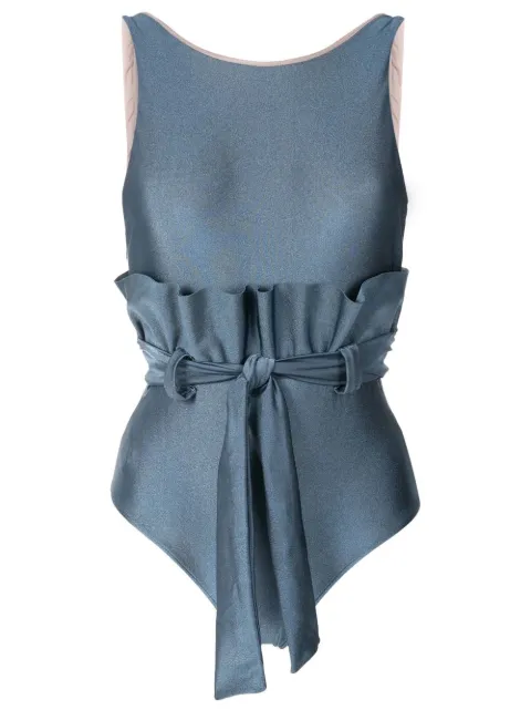 Adriana Degreas Couture belted swimsuit 