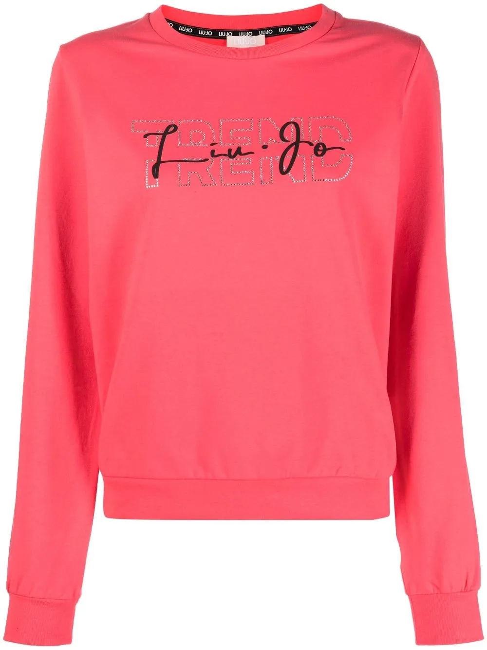 

LIU JO sudadera con logo - Rosado