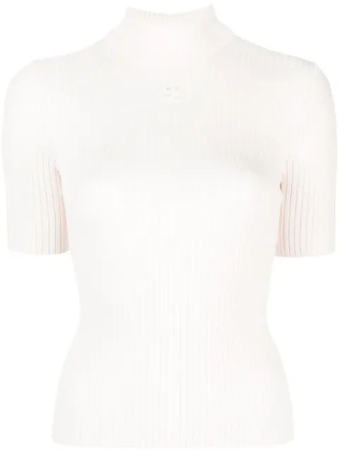Courrèges Reedition rib-knit sweater