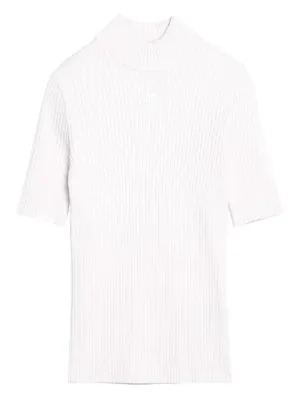 Courrèges リブニット トップ | ホワイト | FARFETCH JP