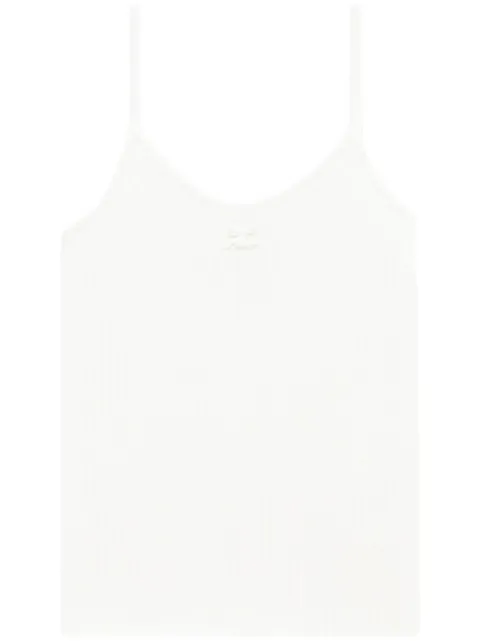 Courrèges Reedition ribbed tank top