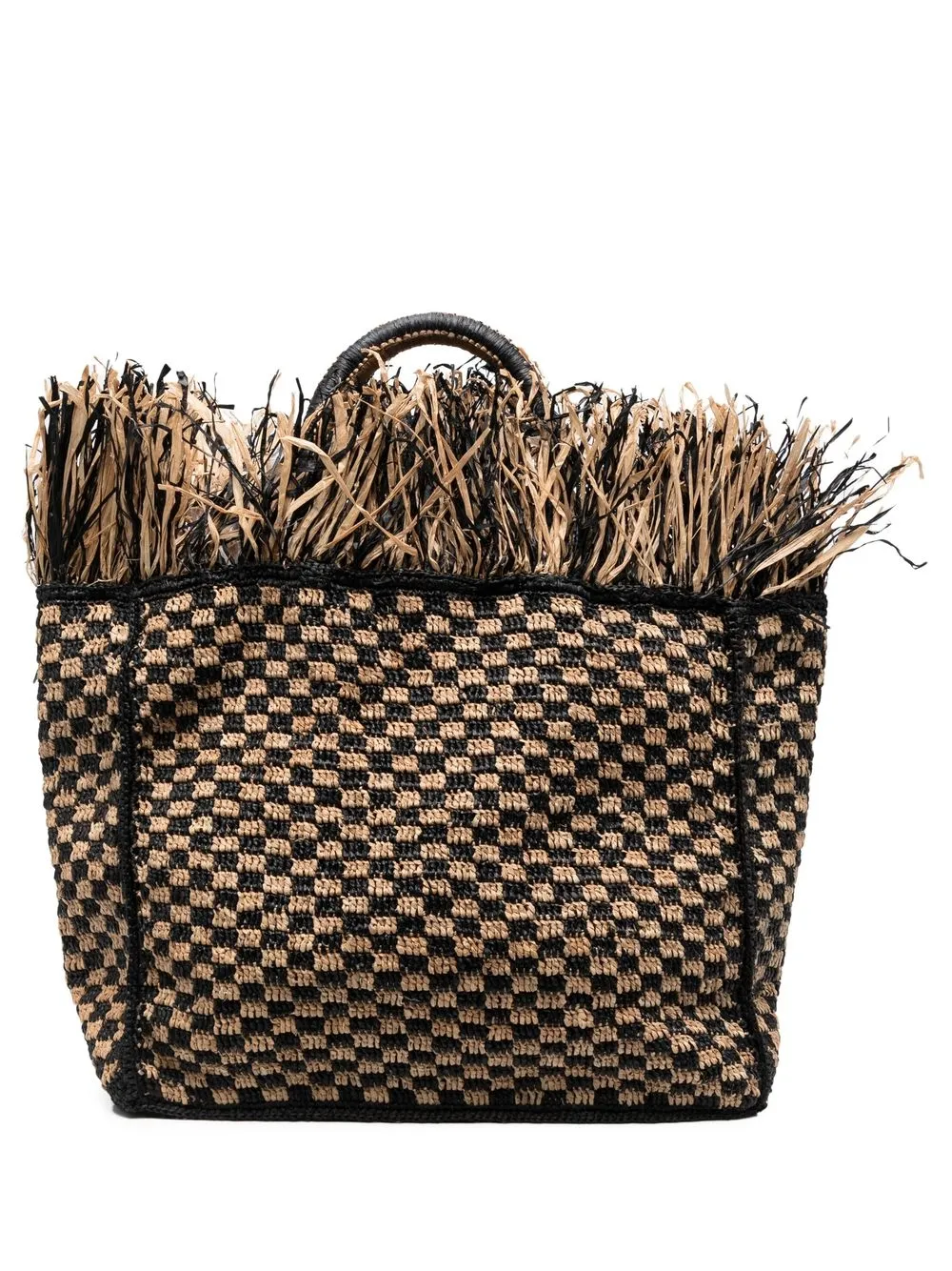 

MADE FOR A WOMAN large Irene woven tote bag - Black