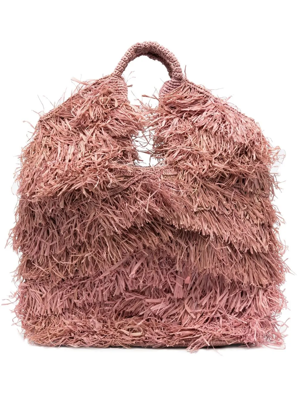 

MADE FOR A WOMAN Kifafa fringed shoulder bag - Pink
