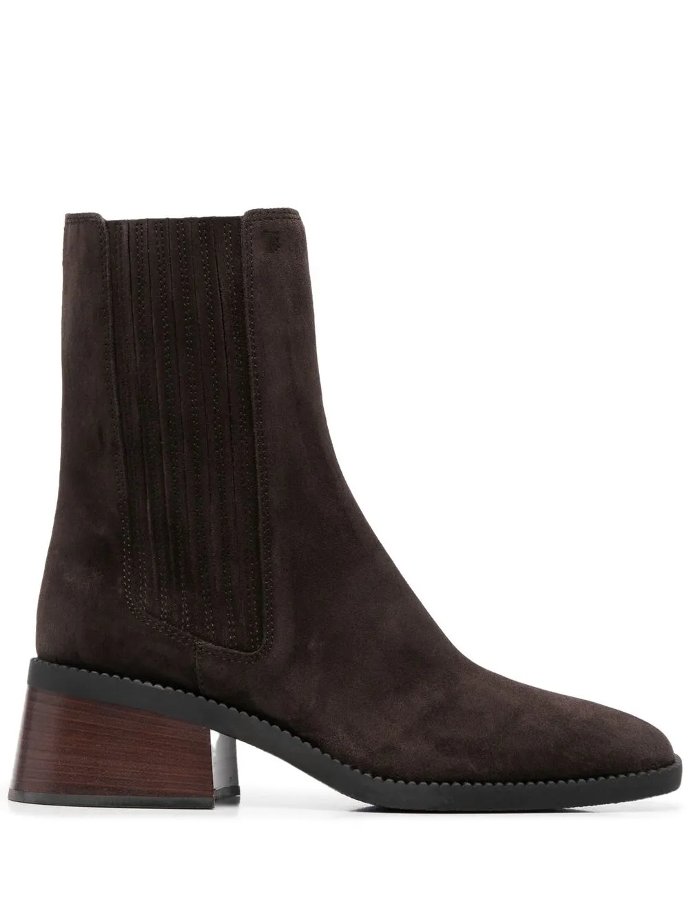 

Tod's botas chelsea con logo en relieve - Marrón