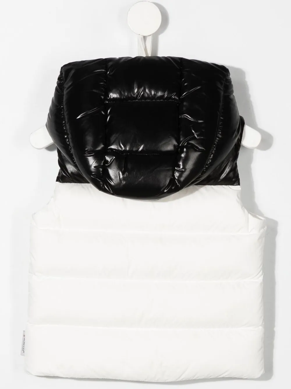 Moncler Enfant Gilet met logo - Wit