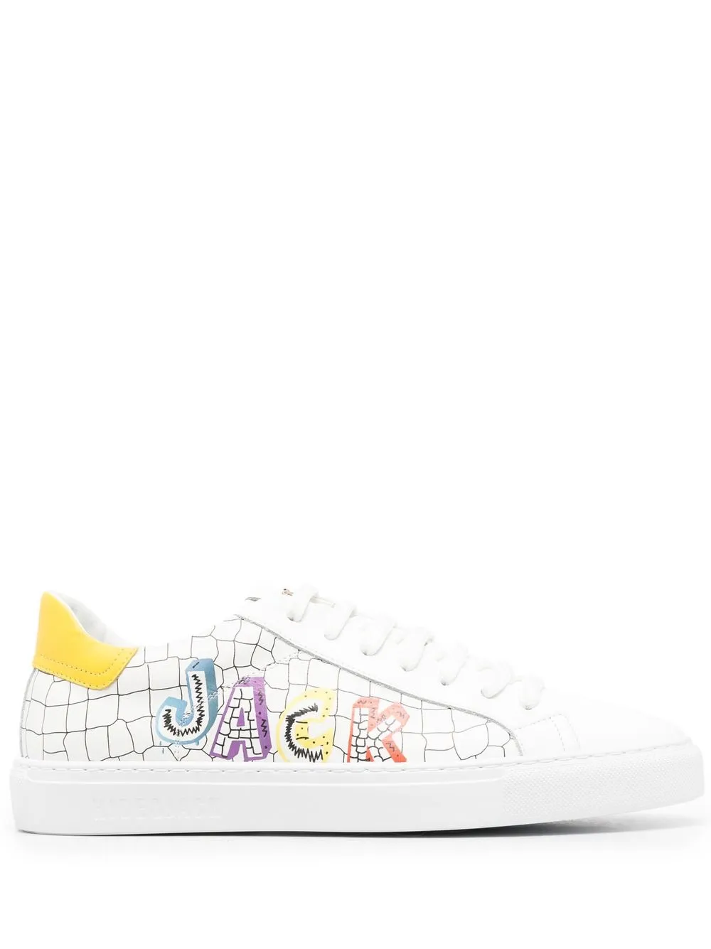 

Hide&Jack logo-print lace-up sneakers - White