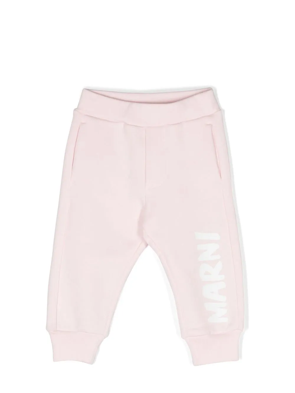 

Marni Kids pants con logo estampado - Rosado