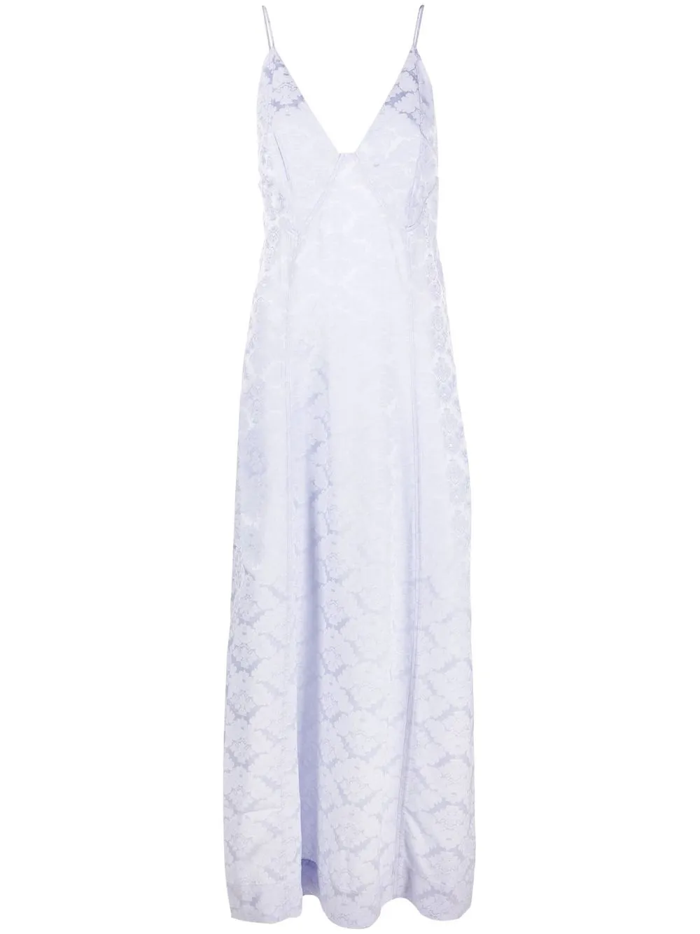 

GANNI floral-print slip dress - Blue