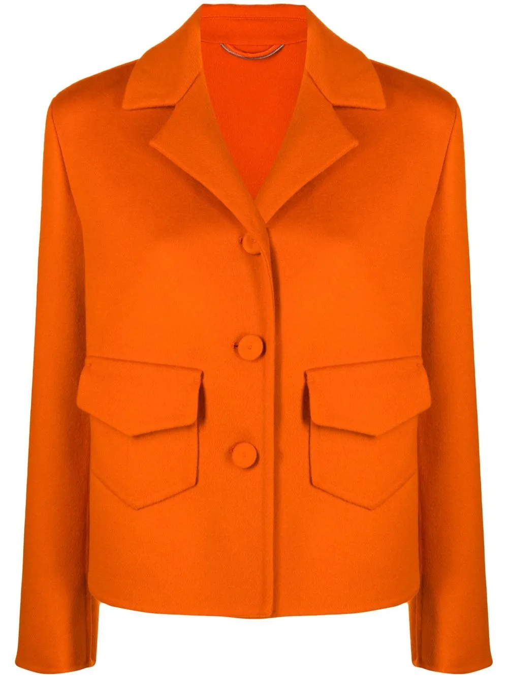 

Ermanno Scervino chamarra con botones - Naranja