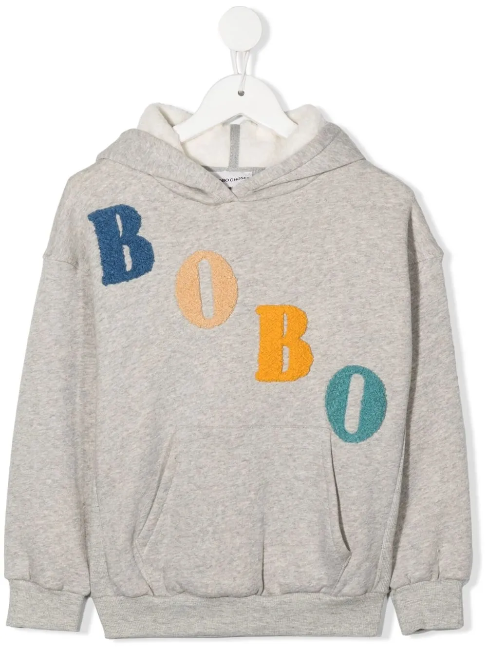 

Bobo Choses hoodie logo afelpado - Gris