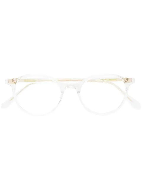 GIGI STUDIOS lentes con armazón redonda transparente