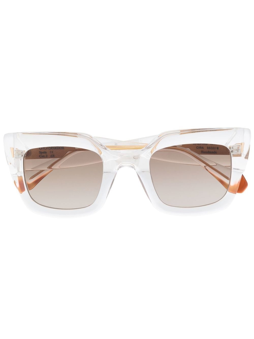 

GIGI STUDIOS transparent square-frame sunglasses - Neutrals