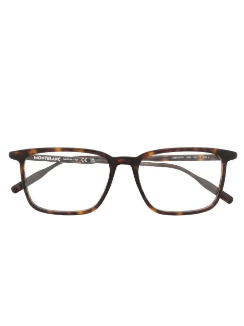 Montblanc square-frame optical glasses