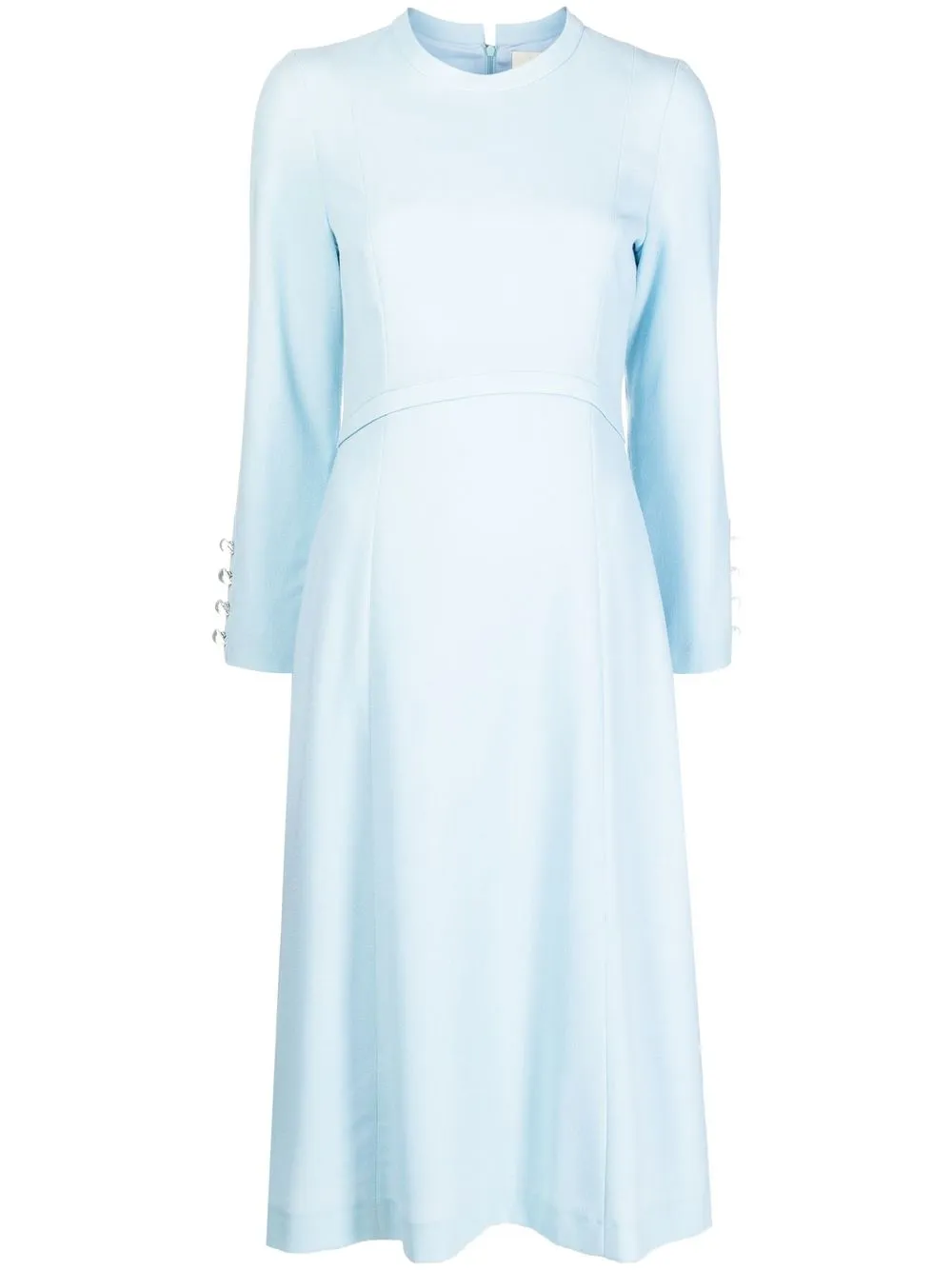 

JANE Oxley flared midi dress - Blue