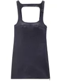 Courrèges Re-Edition vinyl mini dress - Blue