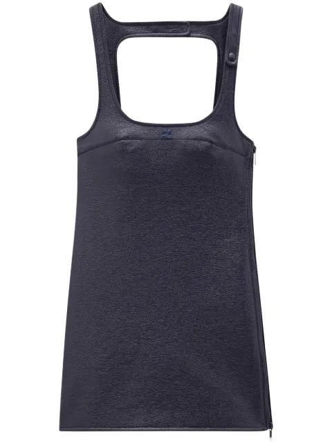 Courrèges Re-Edition vinyl mini dress