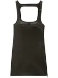Courrèges Re-Edition vinyl mini dress - Black