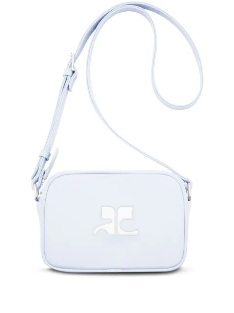 Courrèges Reedition leather camera bag