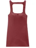 Courrèges Re-Edition vinyl mini dress - Red