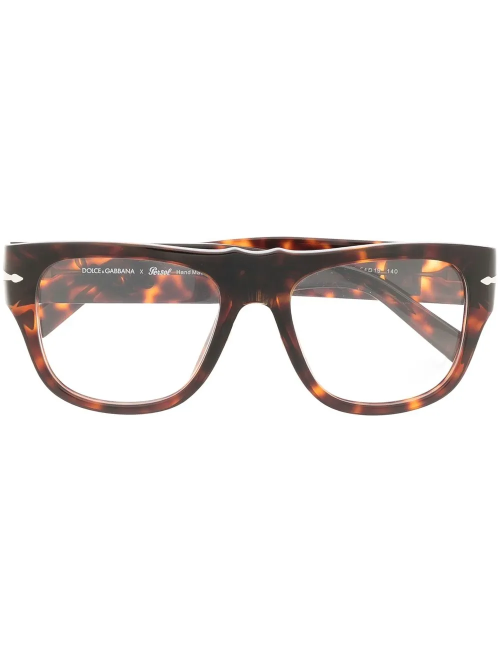 

Dolce & Gabbana Eyewear x Persol square-frame glasses - Brown