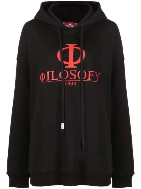 Philosophy Di Lorenzo Serafini logo-print drawstring hoodie
