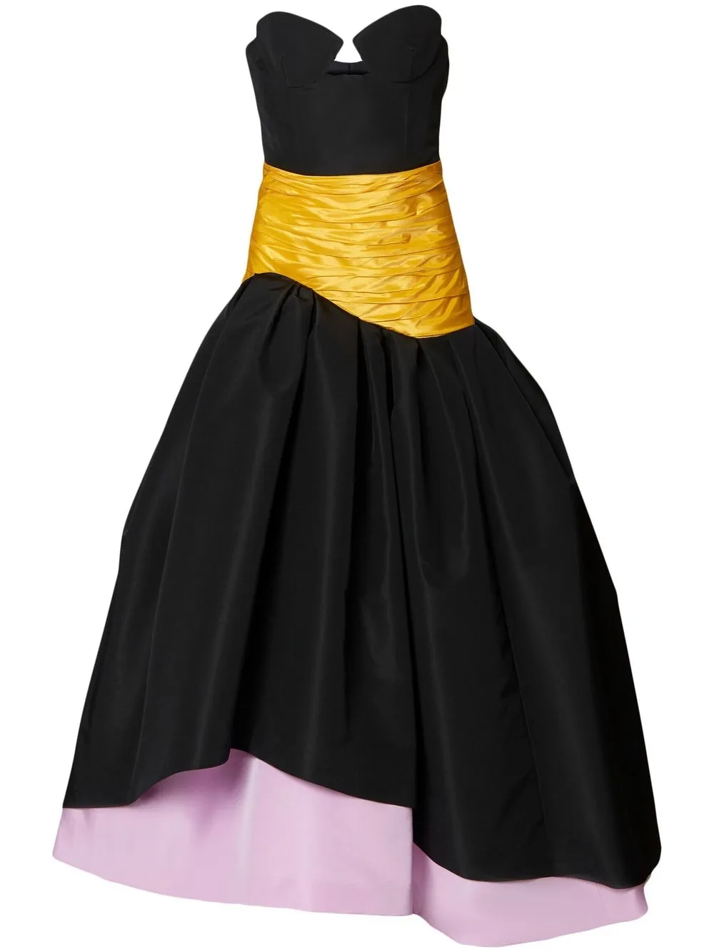 

Carolina Herrera strapless ruched-waist dress - Black