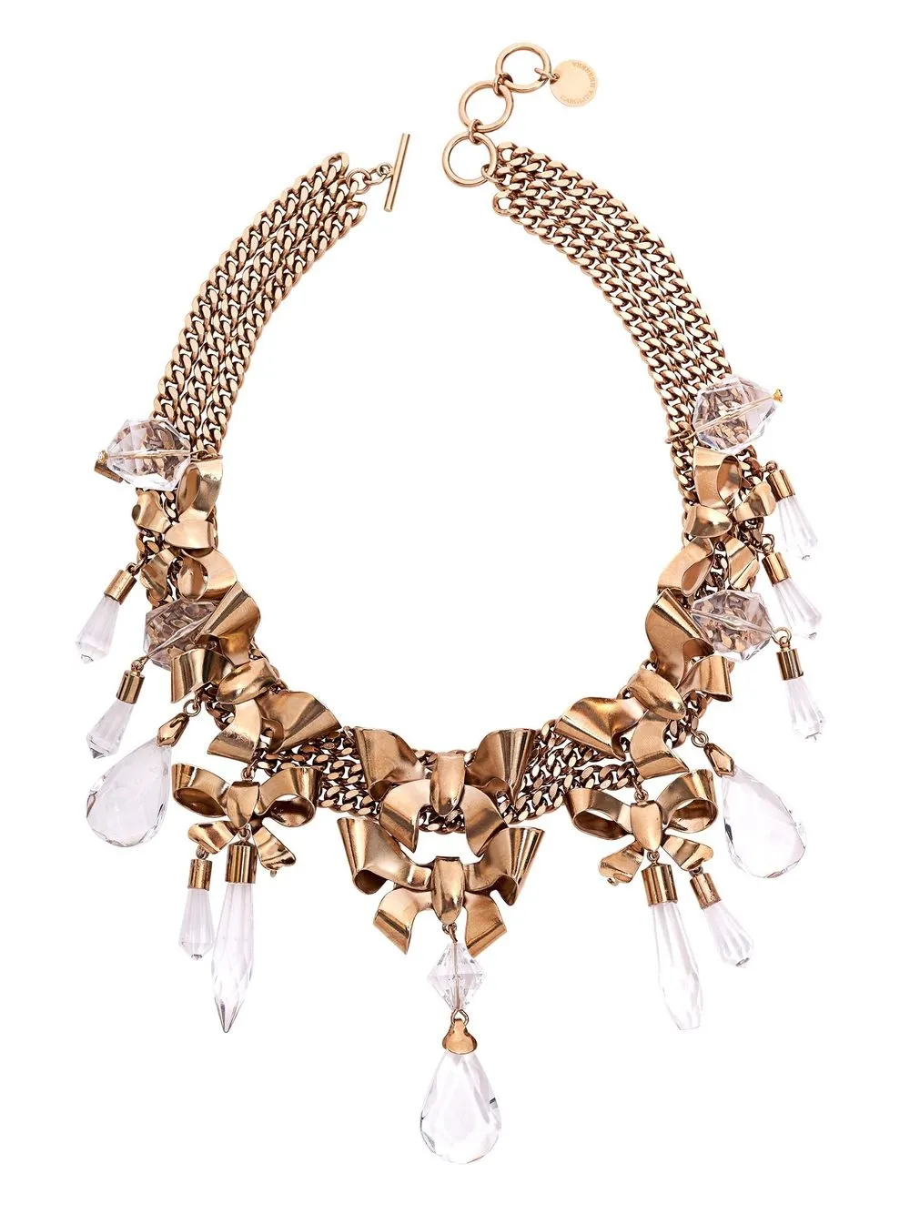 

Carolina Herrera draped multi-chain necklace - Gold