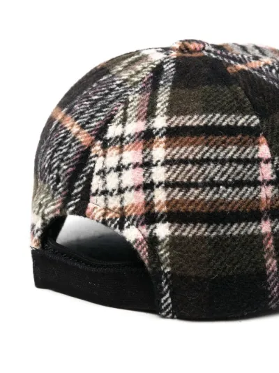 check-pattern baseball cap | Isabel 