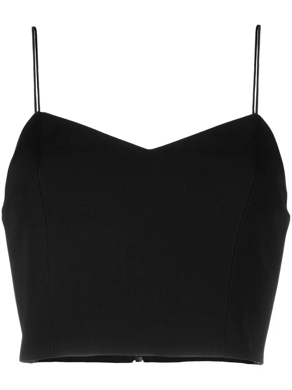 

Alice+Olivia top sin mangas Archer - Negro