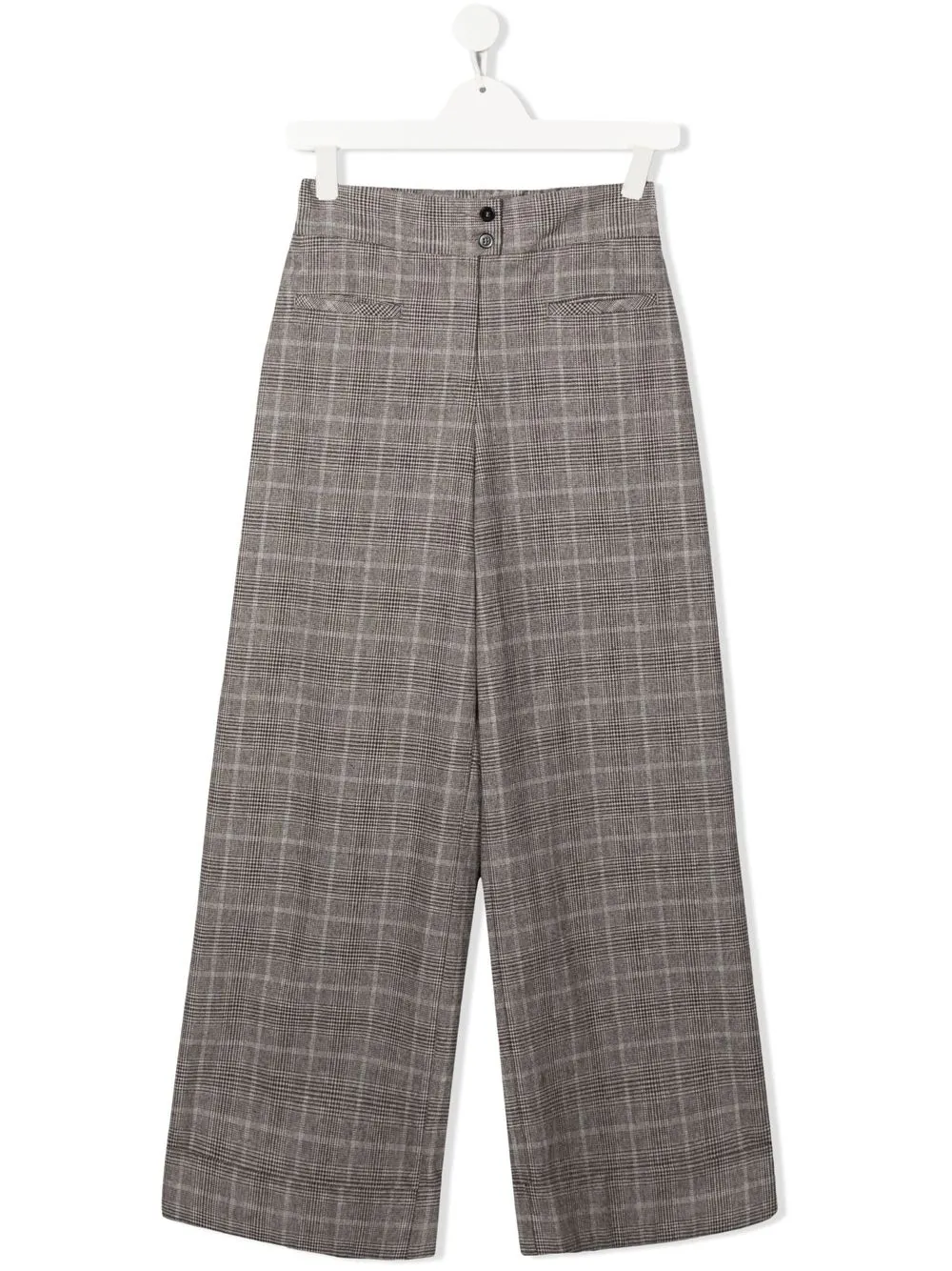 

DONDUP KIDS TEEN check-print trousers - Neutrals