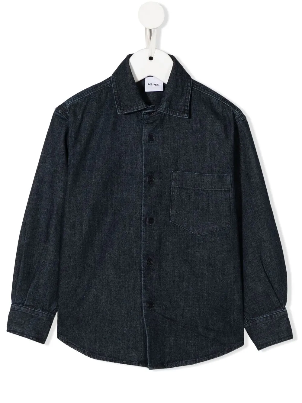 

Aspesi Kids dark-wash denim shirt - Blue