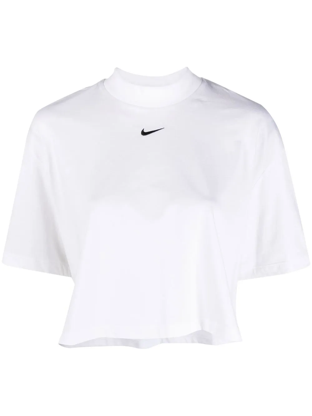 

Nike logo-print cropped T-shirt - White