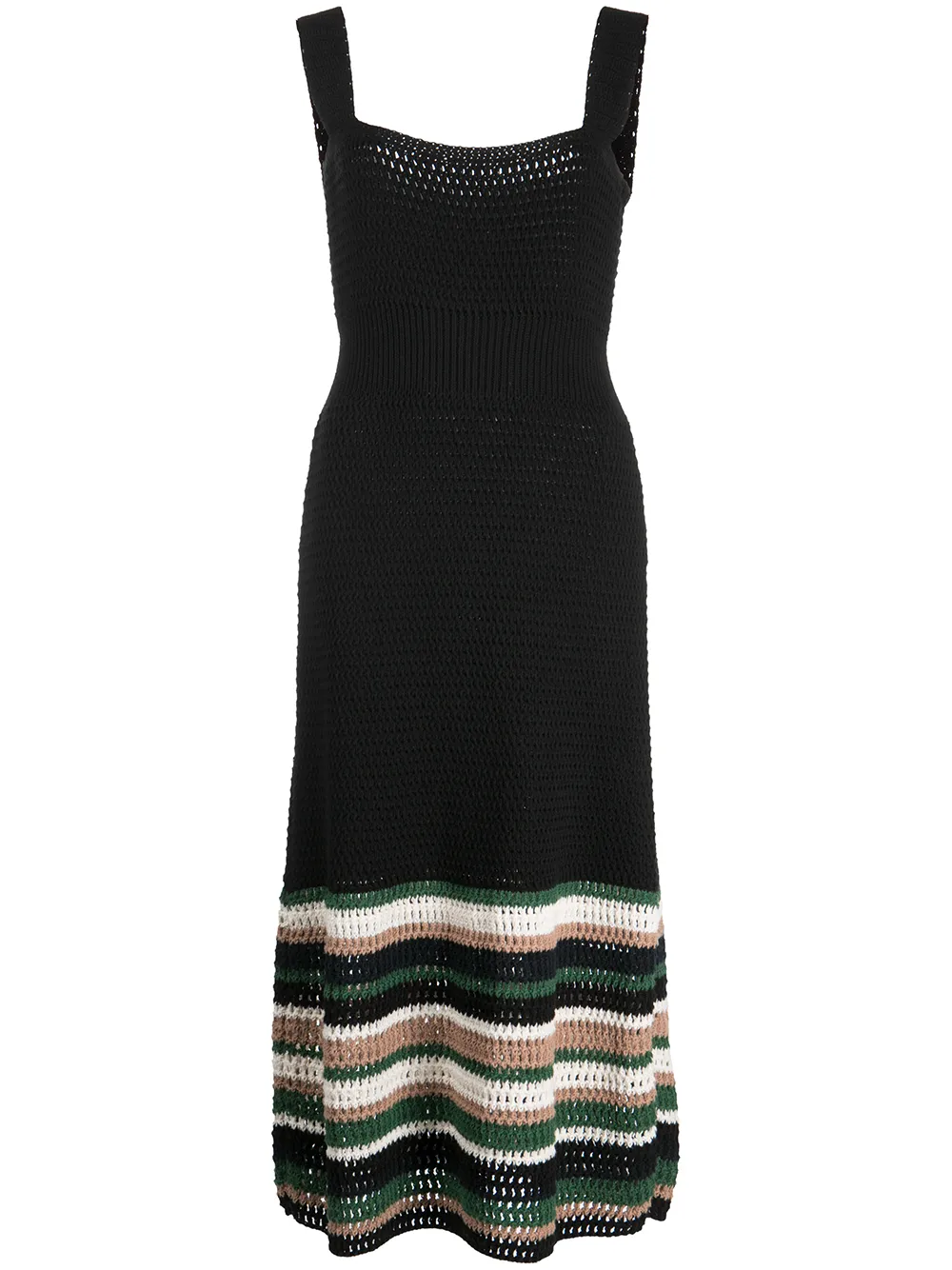 

Jason Wu vestido corto tejido de crochet - Negro