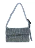 Benedetta Bruzziches Diamond buckled-strap shoulder bag - Blue