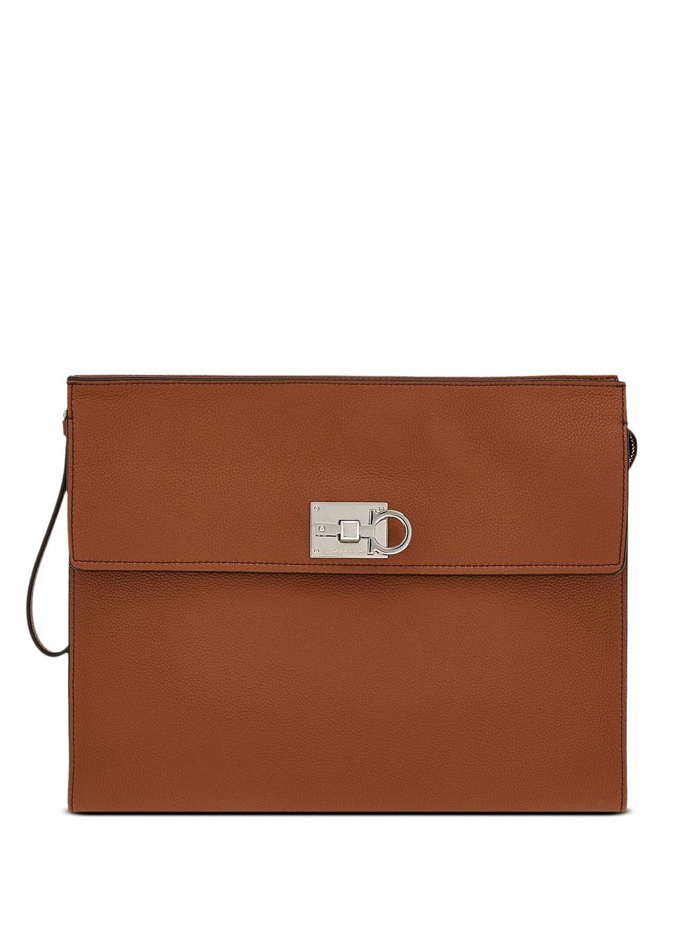 

Salvatore Ferragamo bolsa de mano Gancini Studio - Marrón