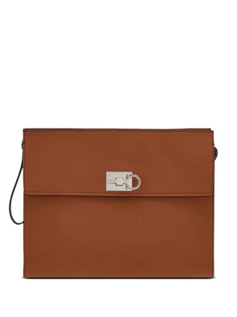 Ferragamo Gancini Studio clutch bag