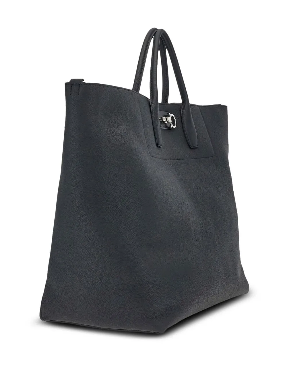 Ferragamo Gancini Studio shopper Zwart