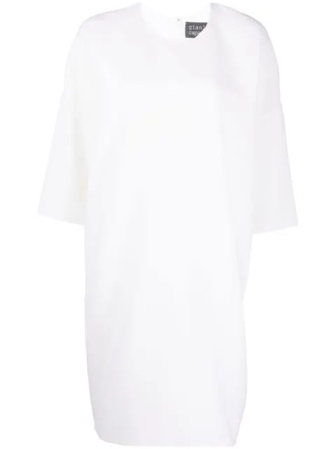 Gianluca Capannolo Anne three-quarter sleeve wool dress