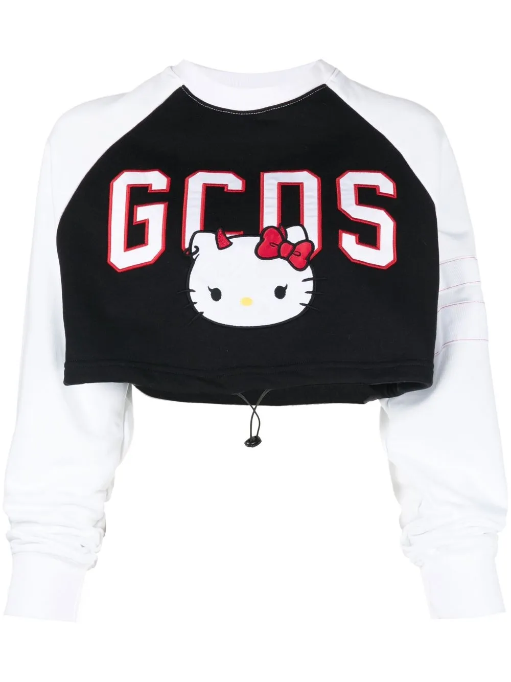 

Gcds sudadera corta Hello Kitty - Negro