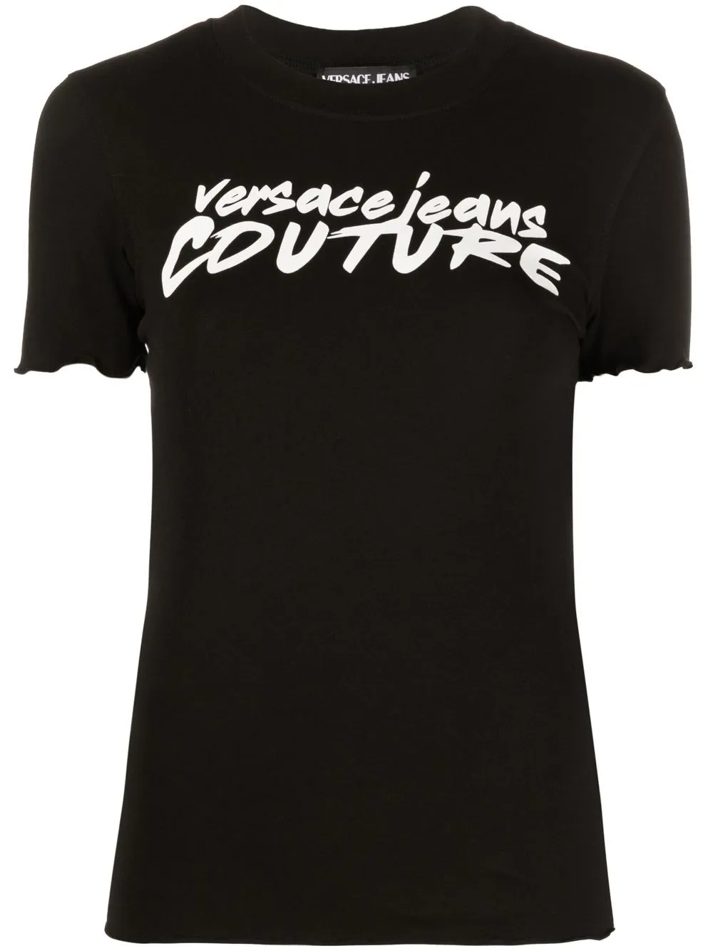 

Versace Jeans Couture playera con logo estampado - Negro